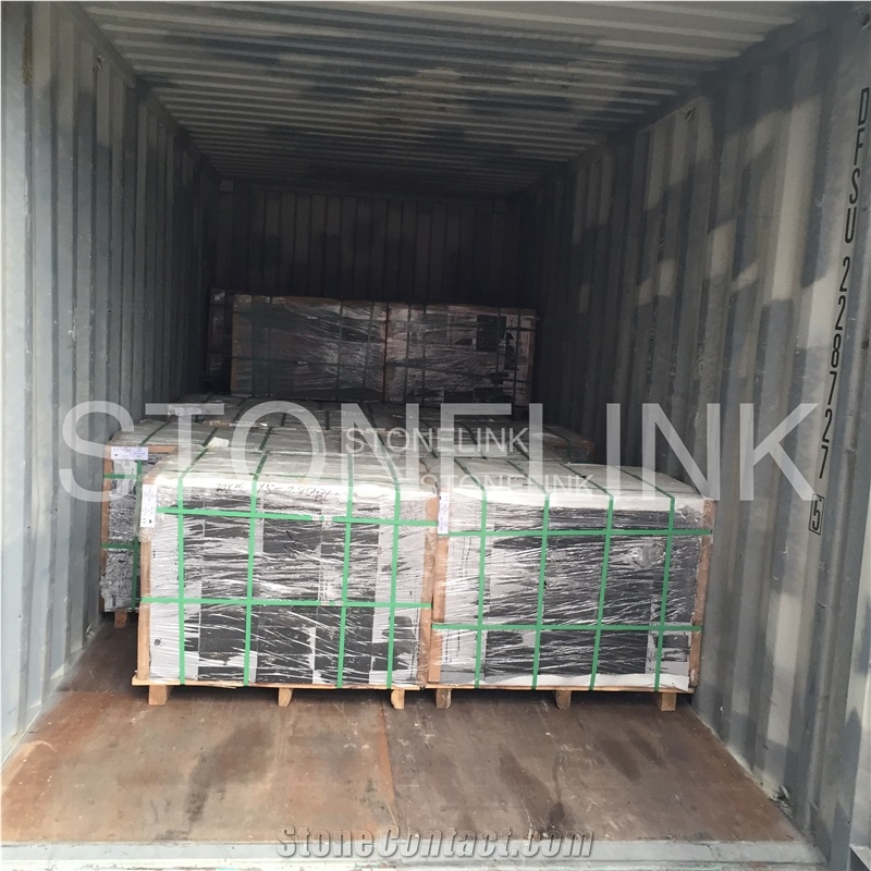 G654 China Dark Grey Granite Cobble Stone& Cube Stones,& Pavers, Nero Impala Granite Paving Sets
