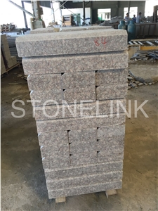 G687 Curbs, Gutian Pink Side Stone, China Red Granite Kerbstone