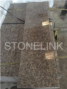 G687 Granite Steps & Riser,Gutian Taohua Hong Stair Treads