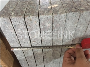 G687 Granite Steps & Riser,Gutian Taohua Hong Stair Treads