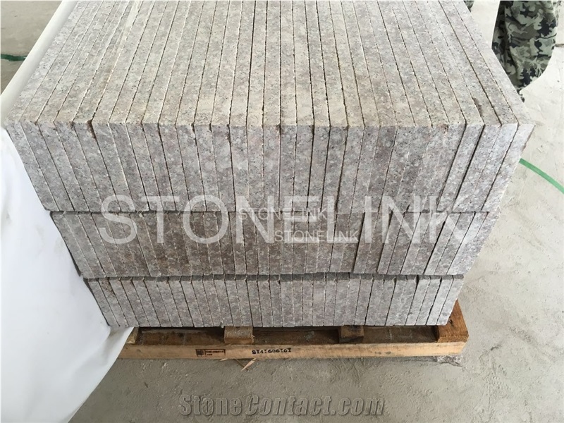 G687 Granite Steps & Riser,Gutian Taohua Hong Stair Treads