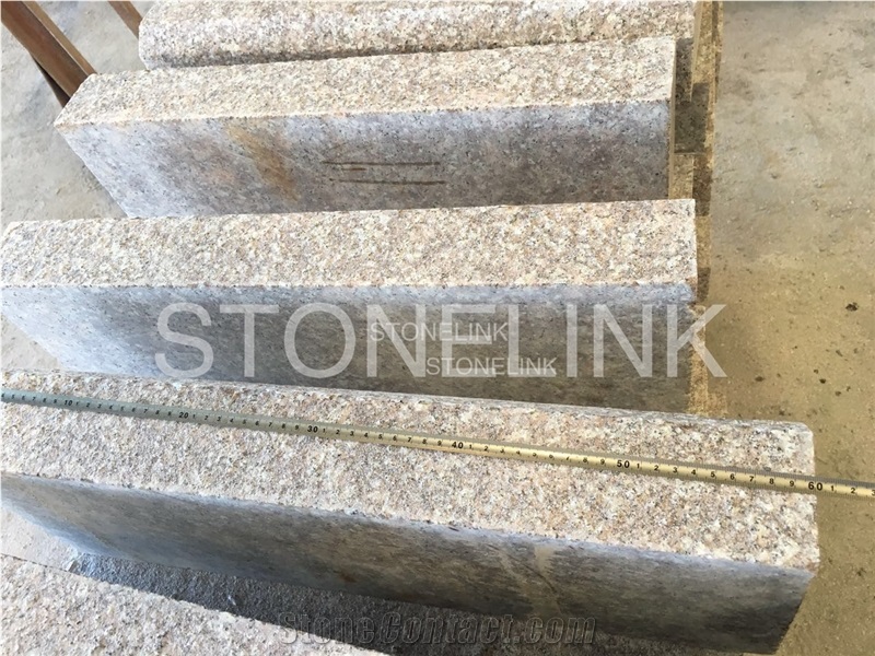 G687 Road Stone, China Peach Red Granite