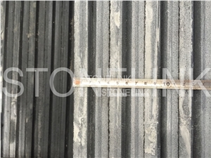 Honed Door Steps, Mongo Black Basalt Staircase, China Pure Black Basalt Stairs
