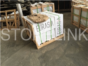 Honed Door Steps, Mongo Black Basalt Staircase, China Pure Black Basalt Stairs