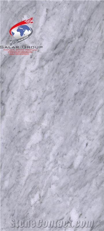 Silver & Gray Marble Slab+Persian Silver