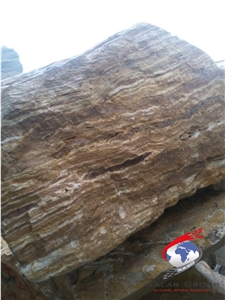 Yellow Travertine Block