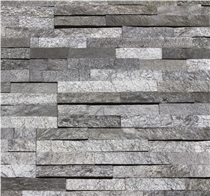 Black Silver Slate Wall Cladding Panel