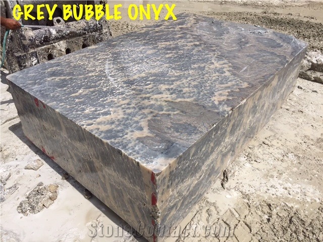 Grey Bubble Onyx