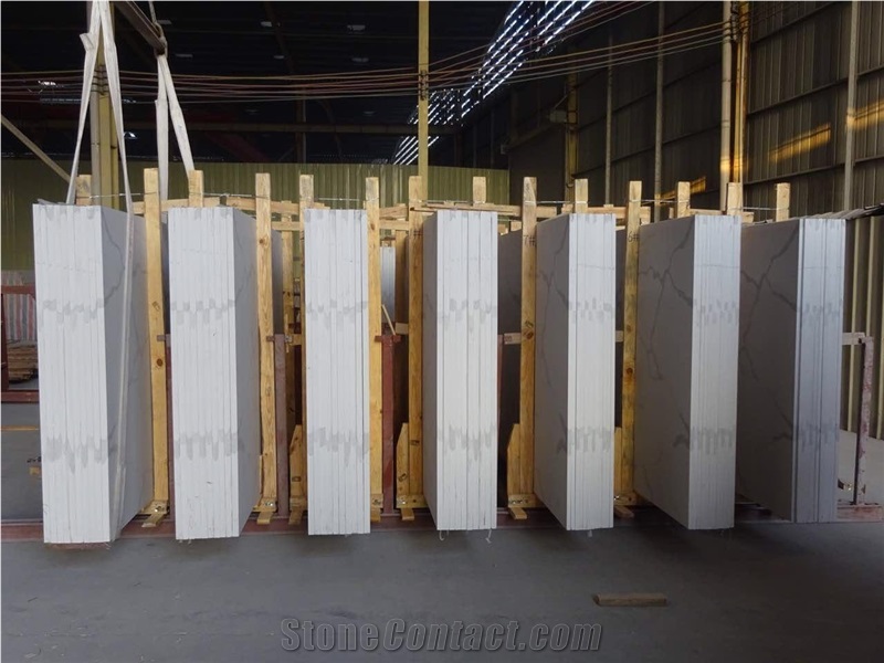 15 Years Gurantee Man-Made Quartz Stone Slabs Factory