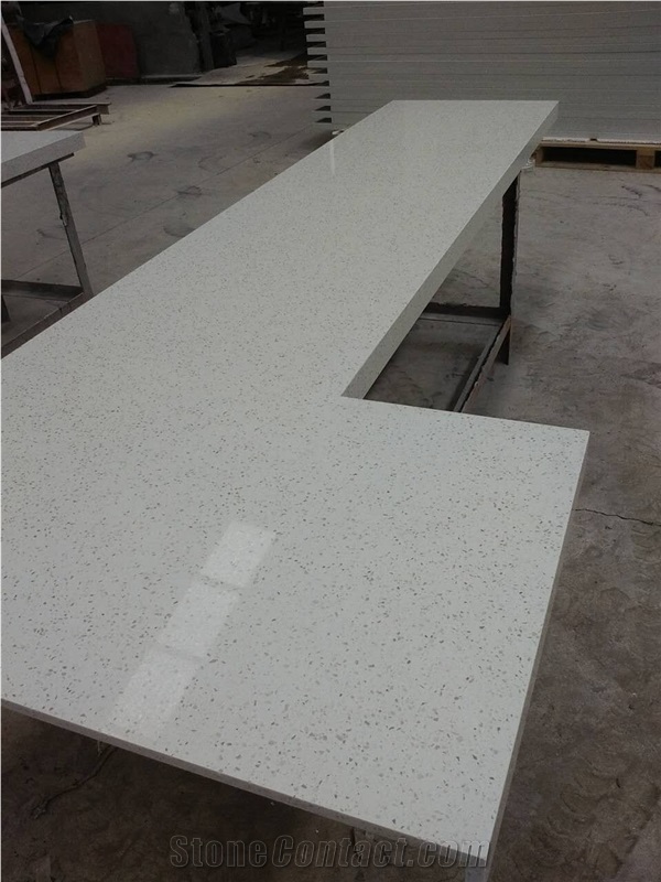 Solid Surface Bathroom White Color Vanity Top