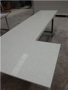Solid Surface Bathroom White Color Vanity Top