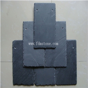 Cheap and Natural Chinese Rustic Slate Roof Tiles Square Roof Covering and Coating