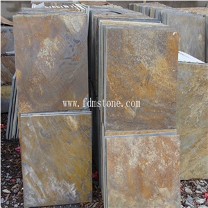Made-In-China Natural Rusty Slate Paving Stone,Flooring Tiles