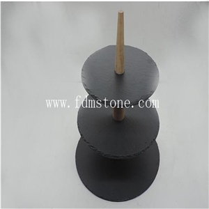 Mini Cake Stand Cultured Stone 3 Tier Slate Cake Stand