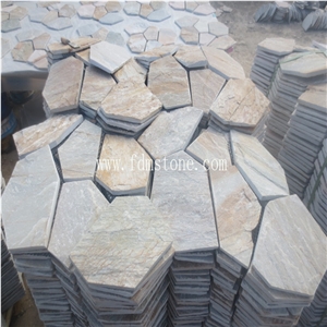Natured Black Slate Irregular Flagstones, Flagstone Road Paving, Flagstone Wall,Slate Flagstone Stype