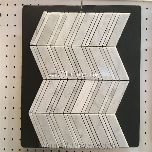 Red Marble Mosaic Walling Design Tiles