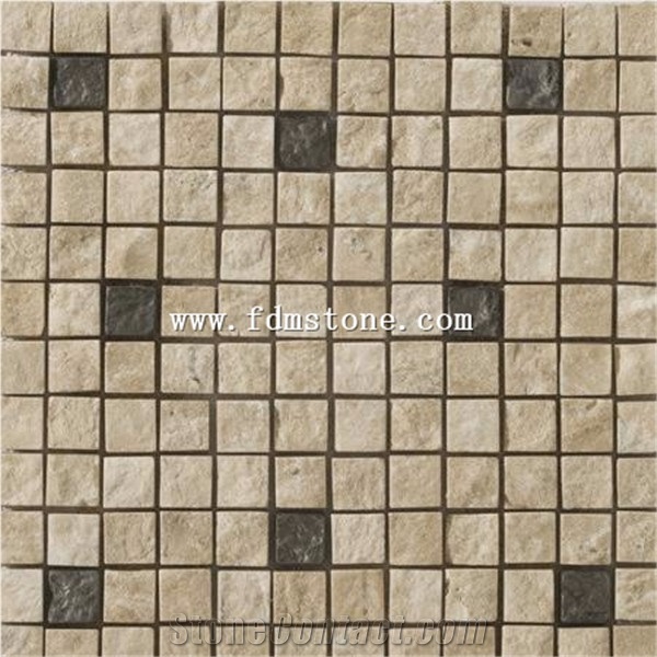 Red Marble Mosaic Walling Design Tiles