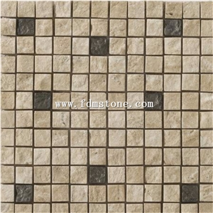 Red Marble Mosaic Walling Design Tiles