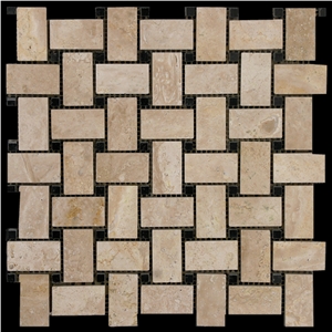 Stone Mosaic, Beige Travertine Mosaic