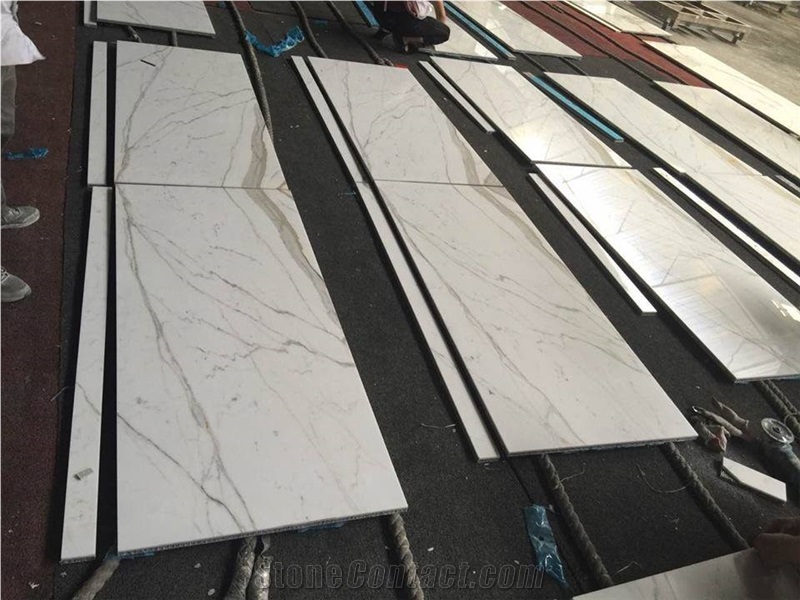 Calacatta Gold Marble Honeycombs, Aluminum Honeycomb Panel,Calacatta White Composite Marble Honeycomb Aluminum Panel Natrual Marble Slab for Sale