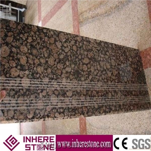 Baltic Brown Granite Stair ,Granite Deck Stair Steps,Brown Granite Stair Riser Step&Treads,Granite Staircase