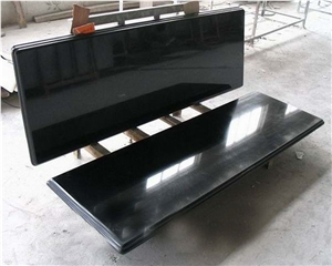 Black Granite Stair Steps&Riser,Polished Granite Staircase,Black Granite Deck Stair Treads
