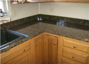 Cafe Bahia Granite Brown Kitchen Top,Granite Countertop,Brown Kitchen Worktops,Granite Kitchen Island Top ,Kitchen Top