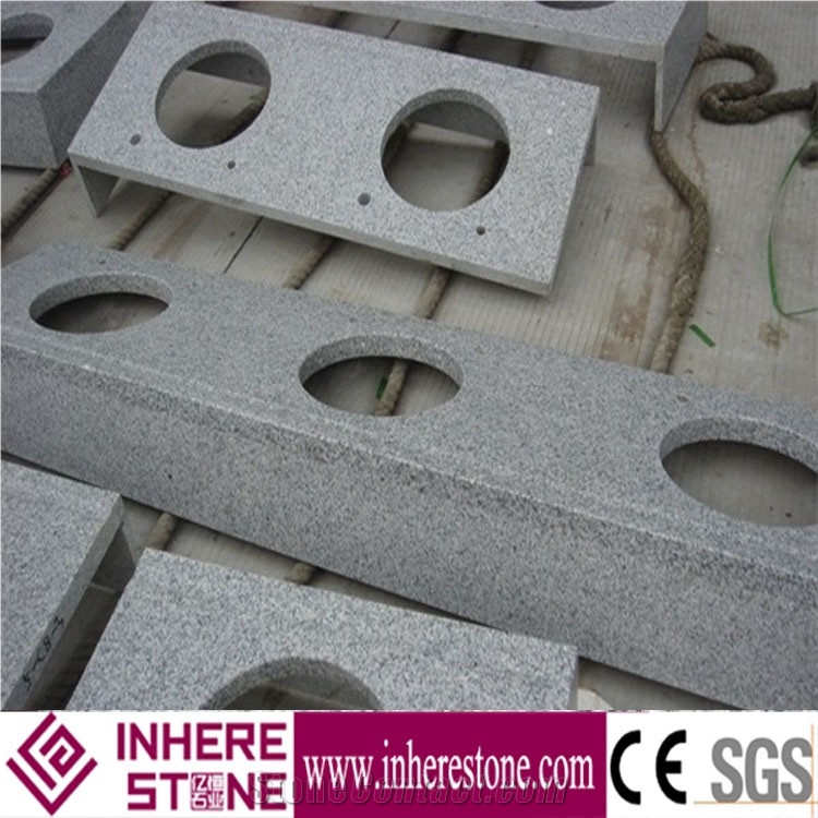 G603 Bathroom Vanity Top,Sesame Grey Granite Countertop,G603 Bath Top,Grey Bathroom Tops