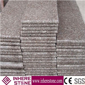 G664 Granite Steps,Indoor Stair Riser,G664 Cheap Granite Deck Stair Treads,Red Granite Staircase