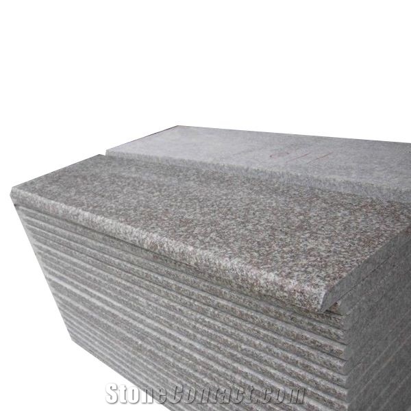 G664 Granite Steps,Indoor Stair Riser,G664 Cheap Granite Deck Stair Treads,Red Granite Staircase
