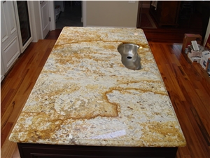 Giallo Imperial Granite Kitchen Island Top,Yellow Kitchen Counter Top