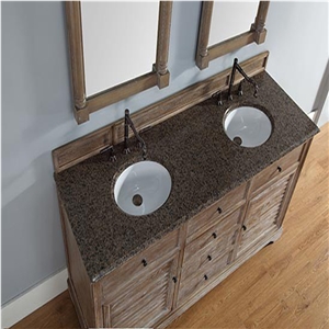 Granite Bathroom Countertop,Brown Granite Vanity Top,Brown Granite Bath Top