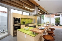 Green Quartz Kitchen Top,Kitchen Countertop,Bar Top