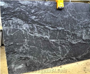 Grey Soapstone Slabs,Soapstone Floor Tiles, Kivia Blue Grey Soapstone