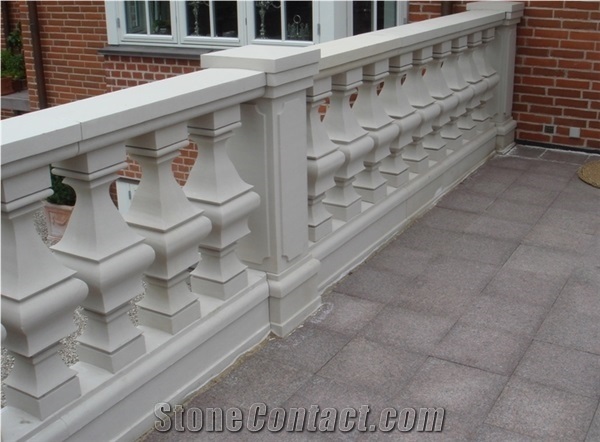Grey Staircase Railing,Sandstone Handrail