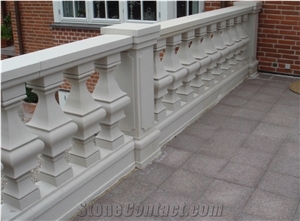 Grey Staircase Railing,Sandstone Handrail
