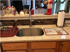 Quantum Quartz Kitchen Tops,Beige Quartz Kitchen Countertops