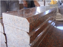 Red Granite Kerbstone,G562 Maple Leaf Curb&Road Stone Curbs,Red Polished Road Stone,Curbstone
