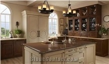 Silestone Kitchen Countertops,Brown Artificial Stone Countertop,Bar Top