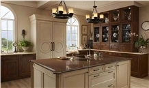 Silestone Kitchen Countertops,Brown Artificial Stone Countertop,Bar Top