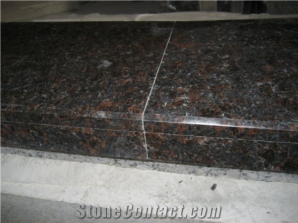Tan Brown Granite Polished Stair Steps&Treads,Brown Granite Stair Riser,Granite Staircase