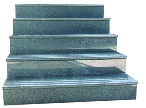 Verde Ubatuba Green Granite Stair Steps