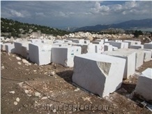 White Pearl Marble Blocks, Ariston White Marble Block