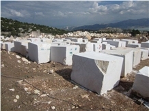 White Pearl Marble Blocks, Ariston White Marble Block