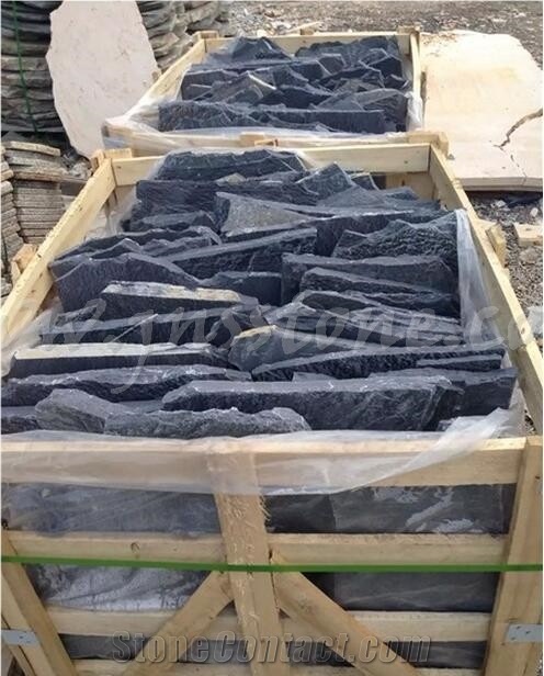 Black Slate Flagstone / Black Slate Paving / Random Slate / Irregular Tiles