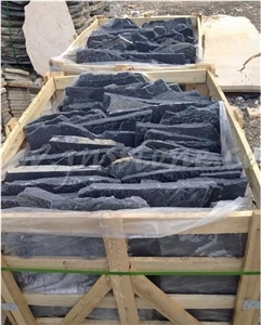 Black Slate Flagstone / Black Slate Paving / Random Slate / Irregular Tiles