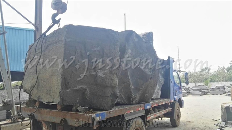 Hainan Black Basalt Blocks / Bluestone Blocks