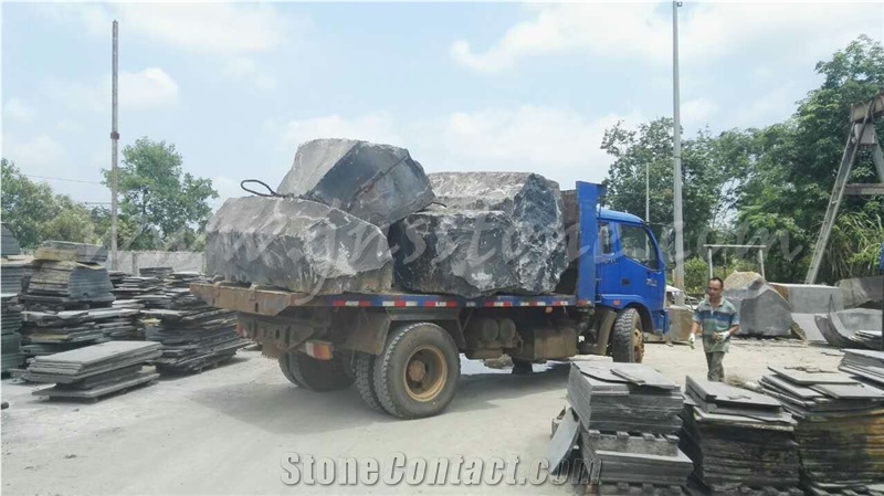Hainan Black Basalt Blocks / Bluestone Blocks