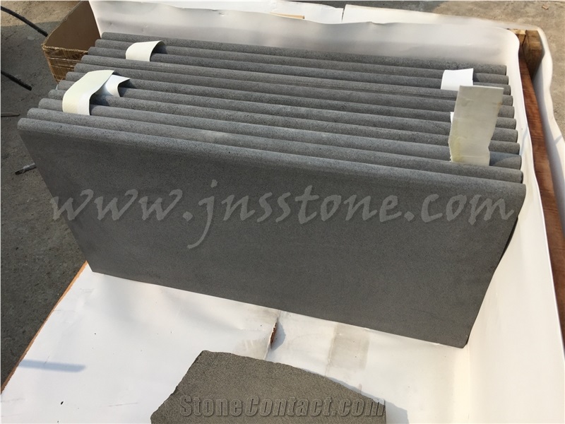 Hainan Black Basalt Pool Coping / Black Basalt Pool Coping / Sawn Swimming Pool Coping
