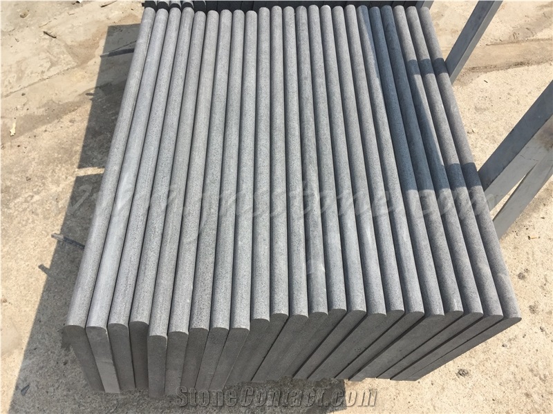 Hainan Black Basalt Pool Coping / Black Basalt Pool Coping / Sawn Swimming Pool Coping